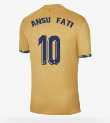 Barcelona Ansu Fati #10 Bortedrakt 2022-23 Kortermet